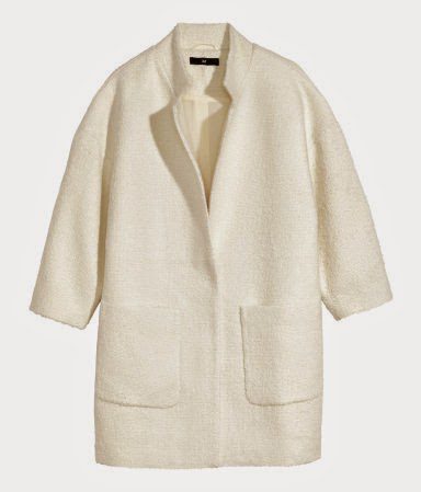 H&M bouclé coat.